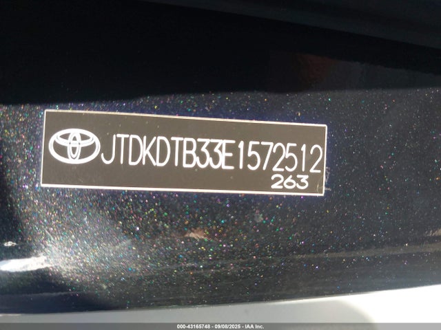 JTDKDTB33E1572512 Toyota 1nz-fxe+1lm