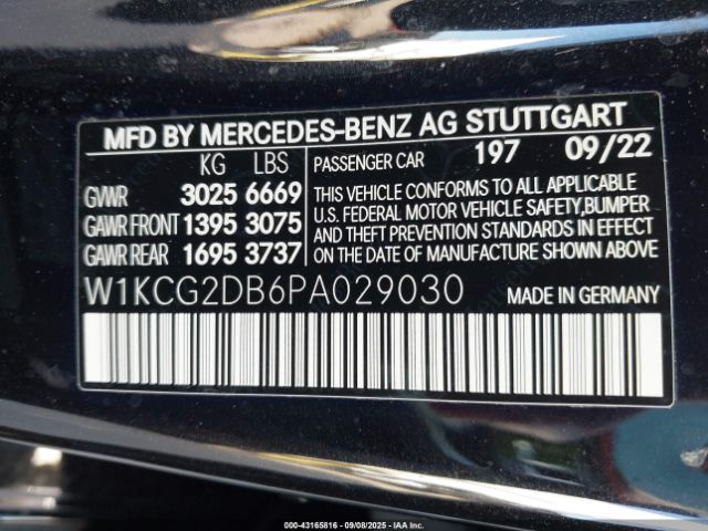 2023 MERCEDES-BENZ EQS 450+ W1KCG2DB6PA029030 Photo 8