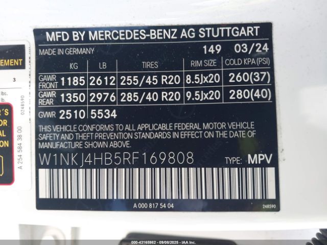 2024 MERCEDES-BENZ GLC 300 W1NKJ4HB5RF169808 Photo 8