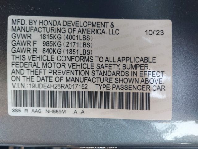 2024 ACURA INTEGRA 19UDE4H26RA017152 Photo 8