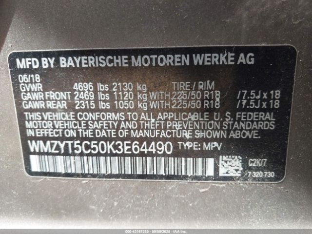 2019 MINI COUNTRYMAN WMZYT5C50K3E64490 Photo 8