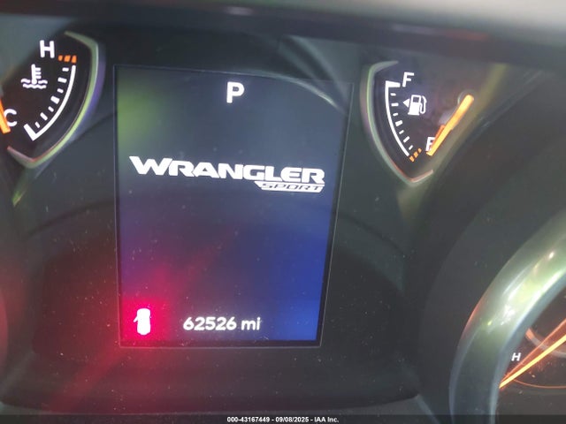43167449 :رقم المزاد ، 1C4HJXDN9JW262029 vin ، 2018 Jeep Wrangler Unlimited Sport 4x4 مزاد بيع