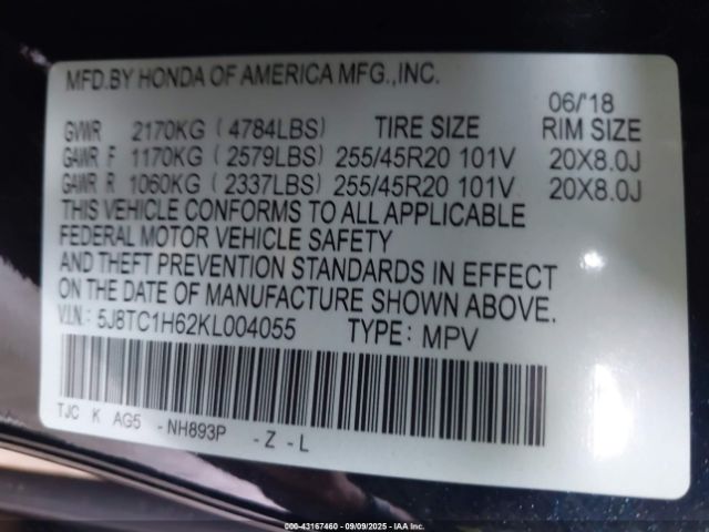 2019 ACURA RDX 5J8TC1H62KL004055 Photo 8