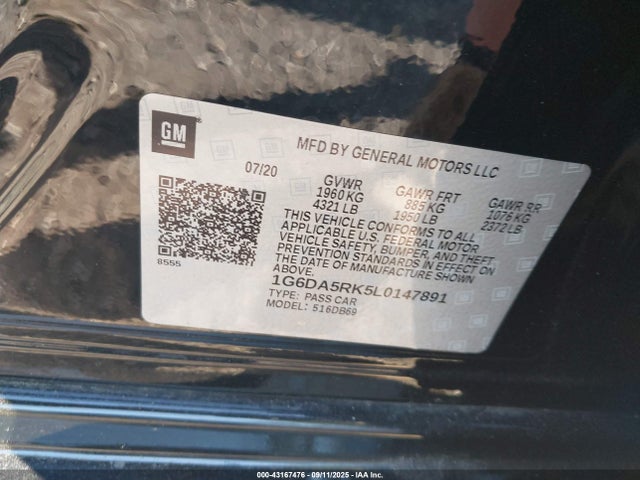 2020 CADILLAC CT4 1G6DA5RK5L0147891 Photo 8