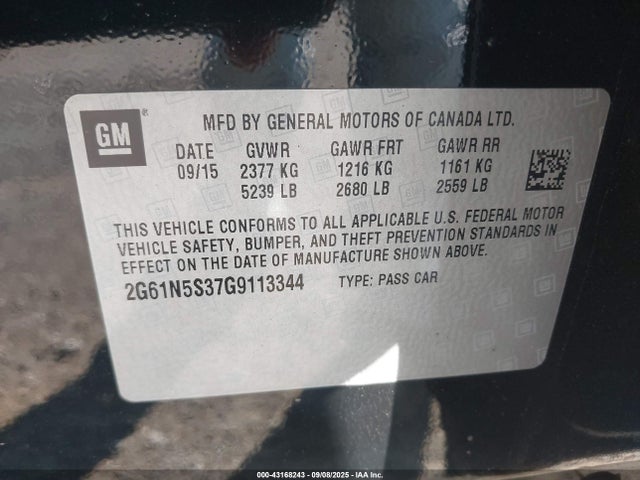 2016 CADILLAC XTS 2G61N5S37G9113344 Photo 8