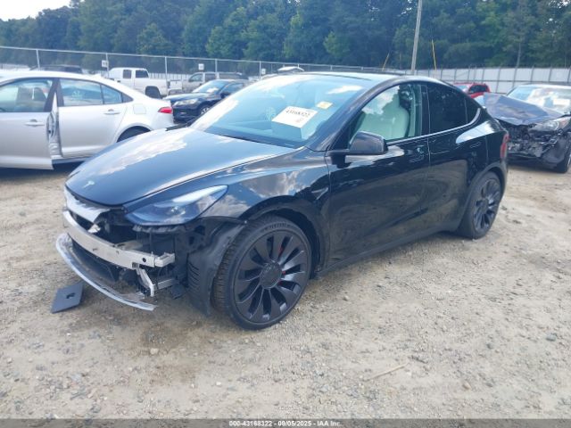 2021 TESLA MODEL Y 5YJYGDEF1MF121694 Photo 1