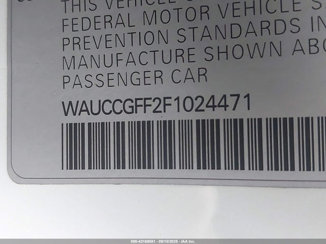 2015 AUDI A3 WAUCCGFF2F1024471 Photo 8