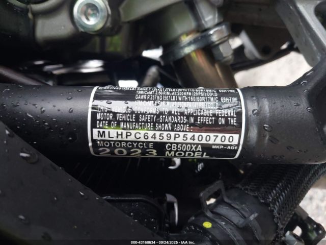 2023 HONDA CB500 MLHPC6459P5400700 Photo 9