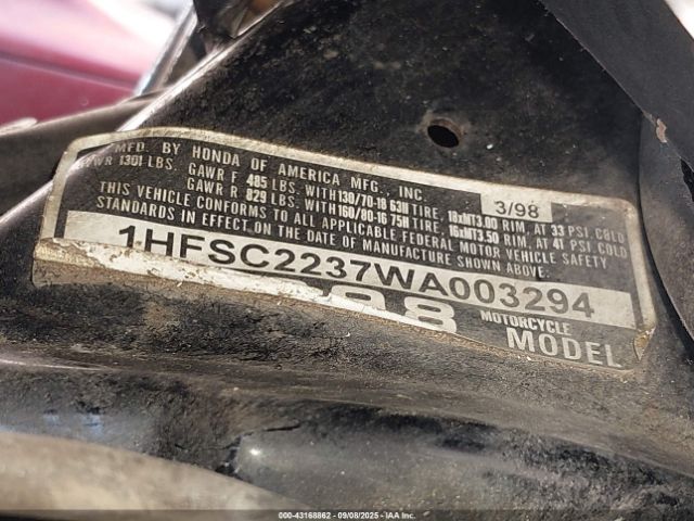 1998 HONDA GL1500 1HFSC2237WA003294 Photo 9