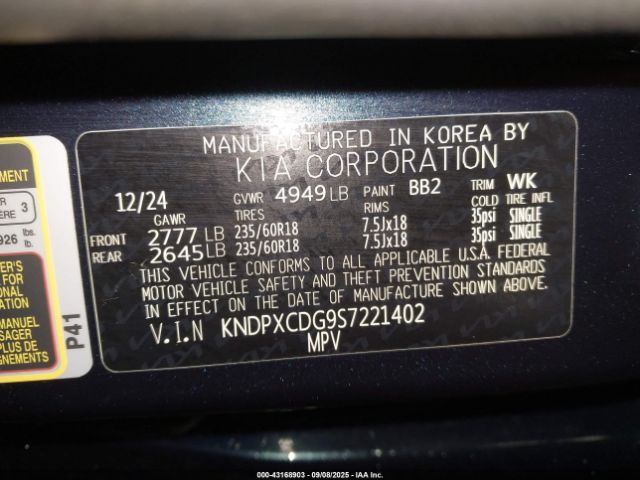 2025 KIA SPORTAGE HYBRID KNDPXCDG9S7221402 Photo 8