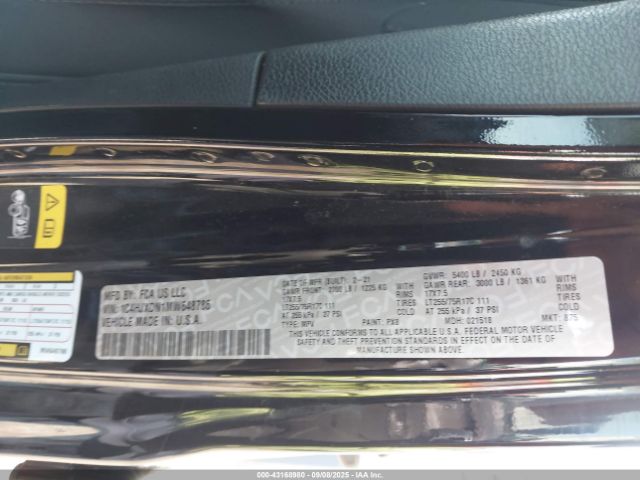 2021 JEEP WRANGLER UNLIMITED 1C4HJXDN1MW648786 Photo 8