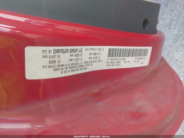 2012 FIAT 500 3C3CFFAR1CT313548 Photo 8