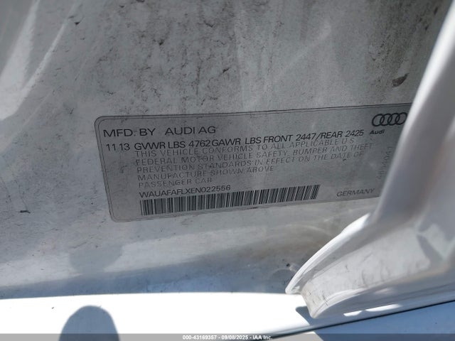 2014 AUDI A4 WAUAFAFLXEN022556 Photo 8