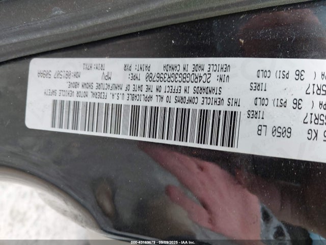 2C4RDGBG3GR396780 Dodge Grand Caravan