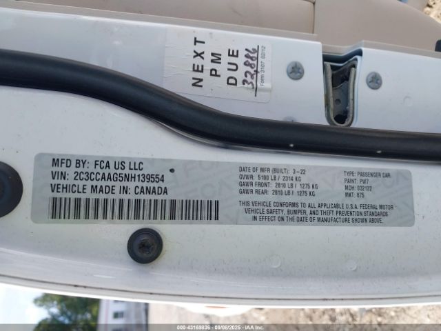 2022 CHRYSLER 300 2C3CCAAG5NH139554 Photo 8