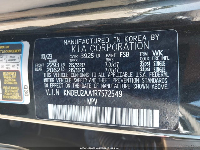KIA nu mpi 2024 KNDEU2AA1R7572549 Image 9