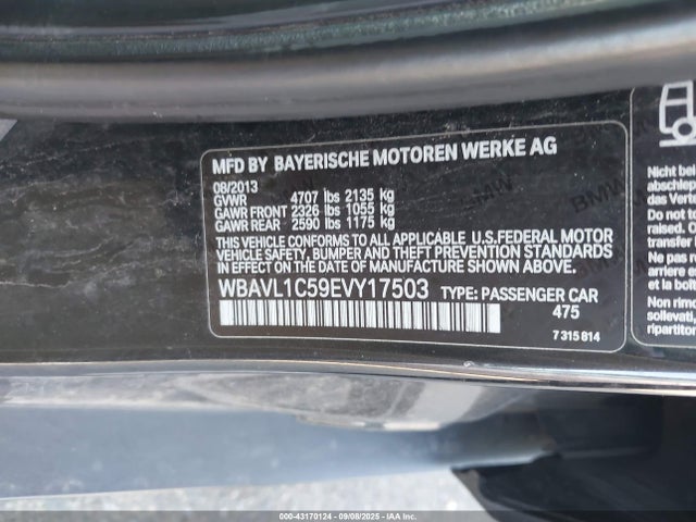 WBAVL1C59EVY17503 BMW X1