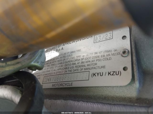 2023 APRILIA RSV4 ZD4KYUB08PS000773 Photo 9