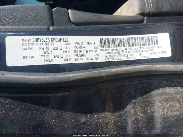 Jeep 2014 2014 1C4RJFCG3EC149718 Image 9