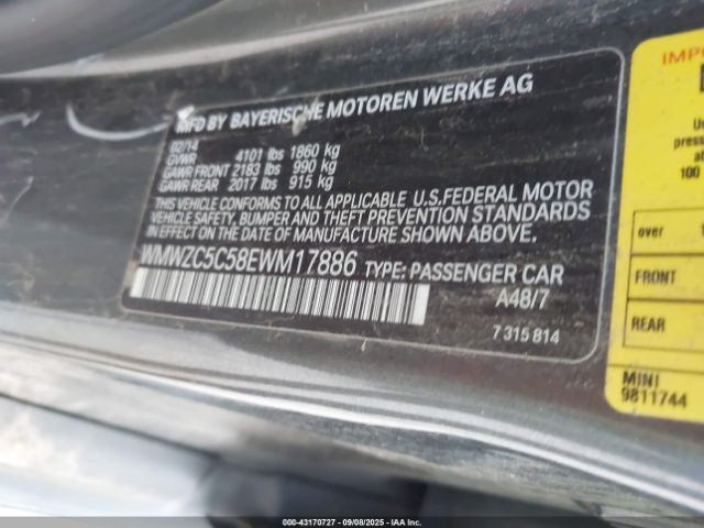 2014 MINI COUNTRYMAN WMWZC5C58EWM17886 Photo 8