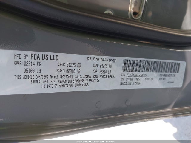 Dodge Charger 2019 2C3CDXBG6KH588722 Image 9