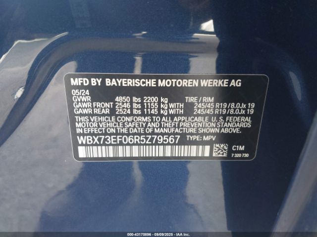 2024 BMW X1 WBX73EF06R5Z79567 Photo 8
