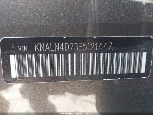 KIA v6 gdi lambda ii 2014 KNALN4D73E5121447 Image 9
