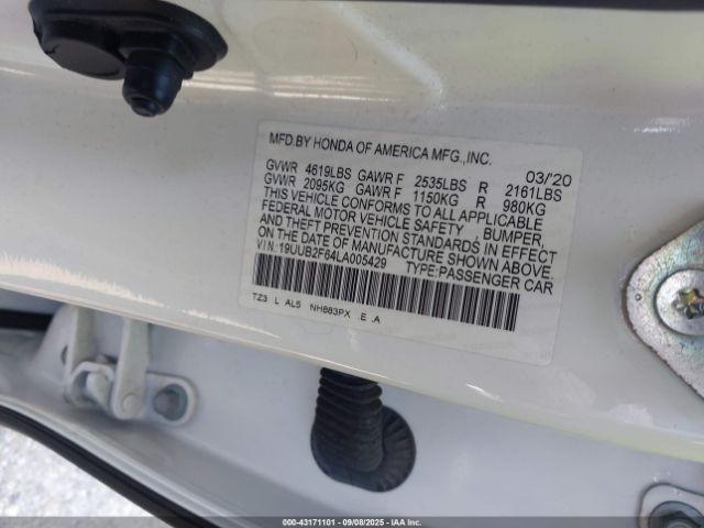 2020 ACURA TLX 19UUB2F64LA005429 Photo 8