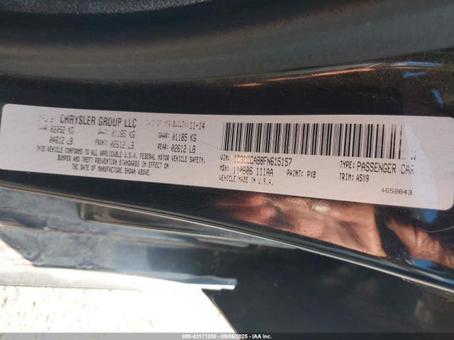 Chrysler 200 2015 1C3CCCAB8FN615157 Image 9