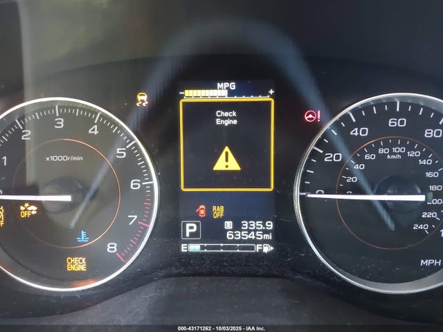 JF2GTAMC6K8271912 Subaru naturally aspirated