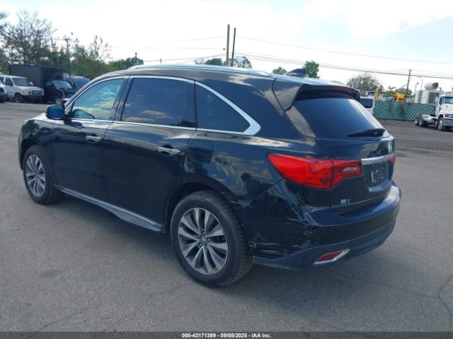 2014 ACURA MDX 5FRYD4H47EB008335 Photo 2