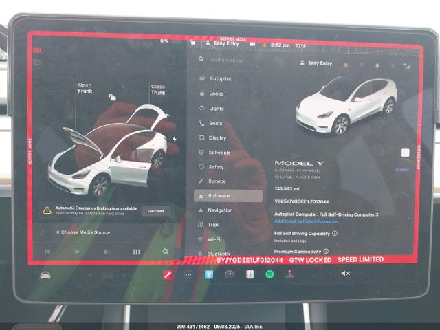 5YJYGDEE1LF012044 Tesla 2020