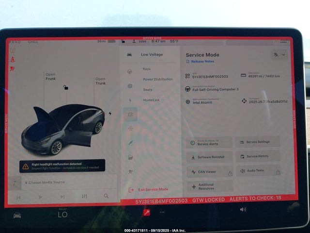 2021 TESLA MODEL 3 5YJ3E1EB4MF002503 Photo 6