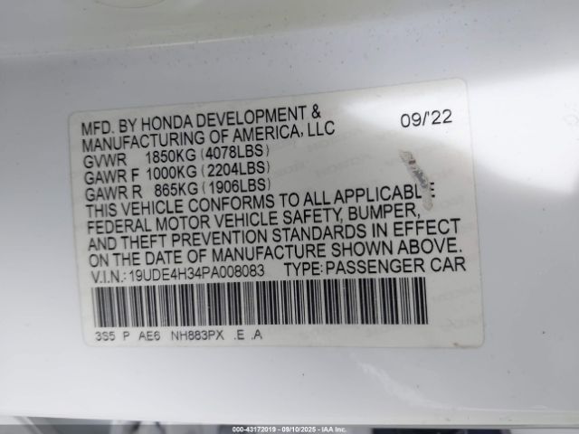 2023 ACURA INTEGRA 19UDE4H34PA008083 Photo 8