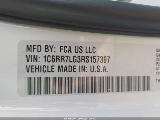 1C6RR7LG3RS157397 RAM 2024