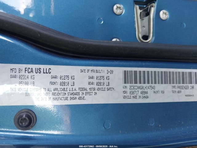 2020 CHRYSLER 300 2C3CCAAG0LH147543 Photo 8