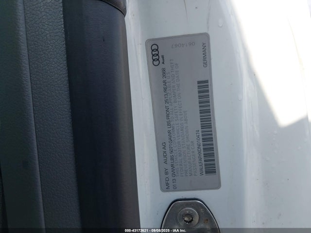 2013 AUDI A5 WAULFAFHXDN010474 Photo 8