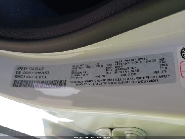 2023 RAM 1500 1C6SRFHT1PN524973 Photo 8