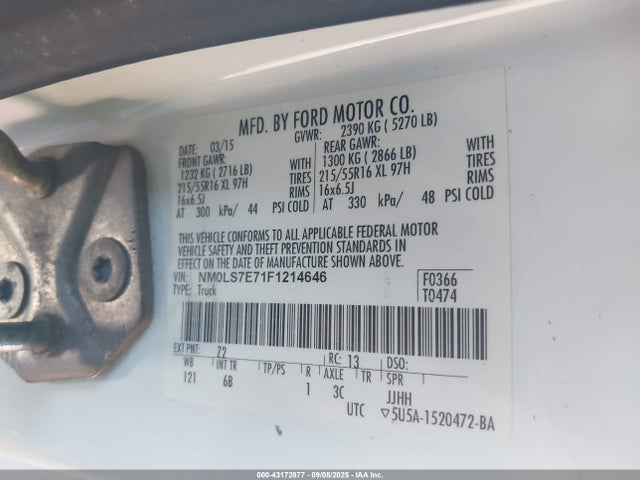 Ford 2015 2015 NM0LS7E71F1214646 Image 9