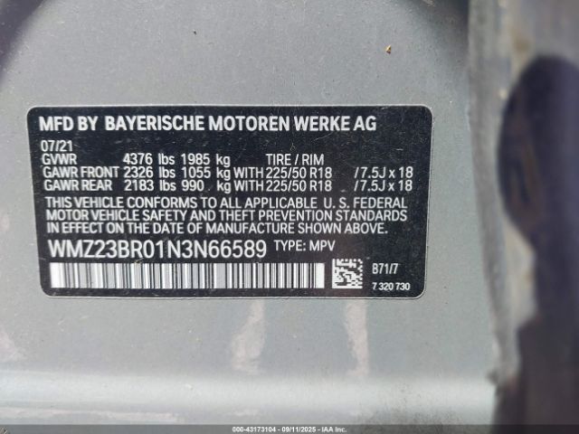 2022 MINI COUNTRYMAN WMZ23BR01N3N66589 Photo 8