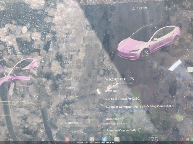 2025 TESLA MODEL 3 5YJ3E1EA2SF942190 Photo 6