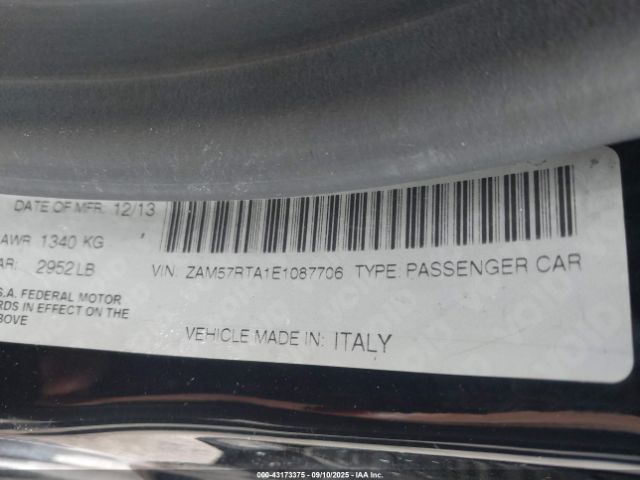 2014 MASERATI GHIBLI ZAM57RTA1E1087706 Photo 8