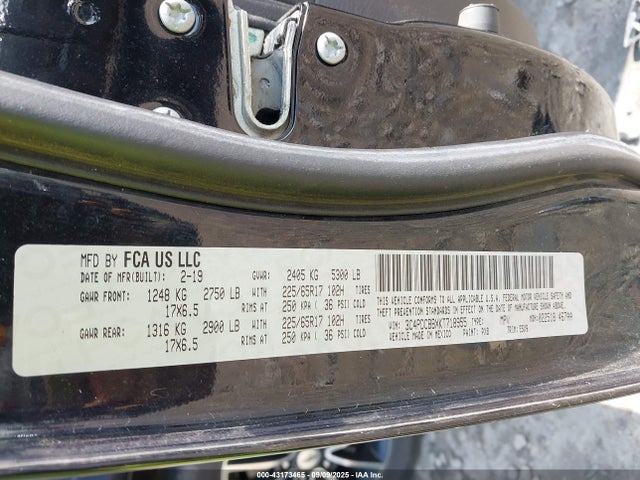 3C4PDCBBXKT718955 Dodge 2019
