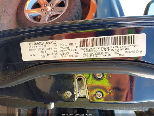 1C6RR7KT8ES381421 RAM 1500