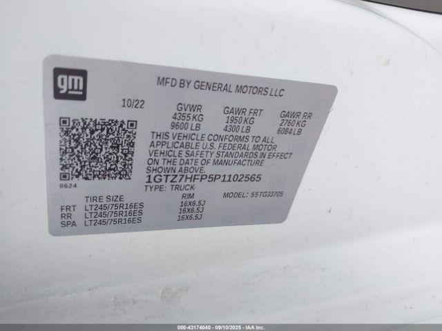 2023 GMC SAVANA CARGO 1GTZ7HFP5P1102565 Photo 8