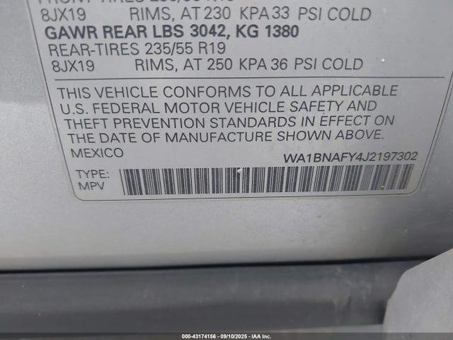 2018 AUDI Q5 WA1BNAFY4J2197302 Photo 8