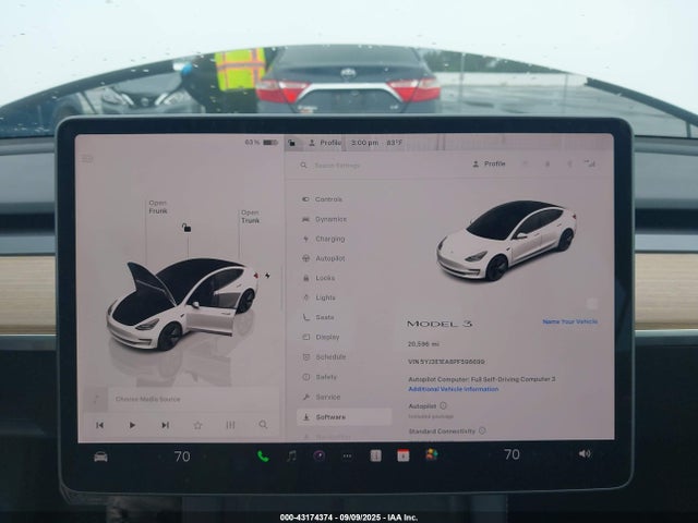 Tesla MODEL 3 2023 5YJ3E1EA8PF596699 Image 18