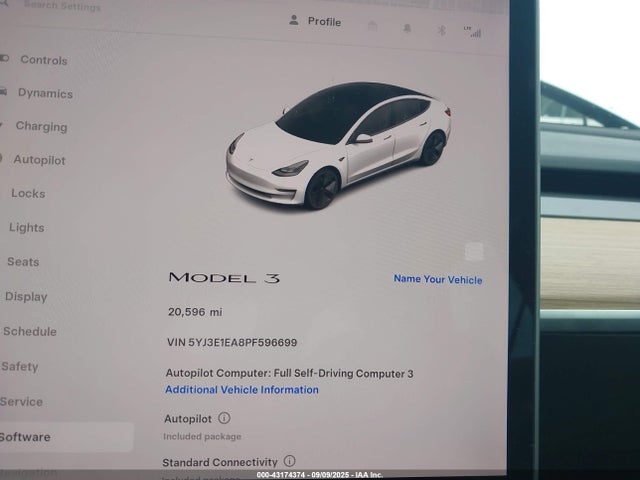 2023 TESLA MODEL 3 5YJ3E1EA8PF596699 Photo 6