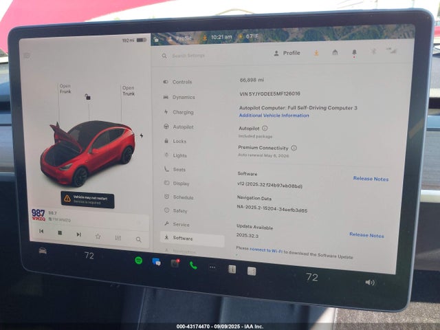 5YJYGDEE5MF126016 Tesla 2021