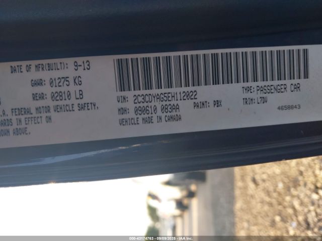 2014 DODGE CHALLENGER 2C3CDYAG5EH112022 Photo 8